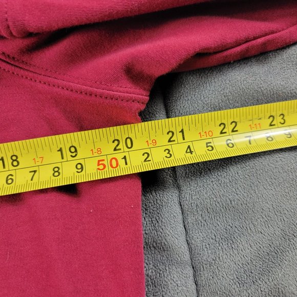 LL Bean Mens Large Red Turtleneck Shirt Regular Fit Long Sleeve Casual Comfort - Picture 6 of 8